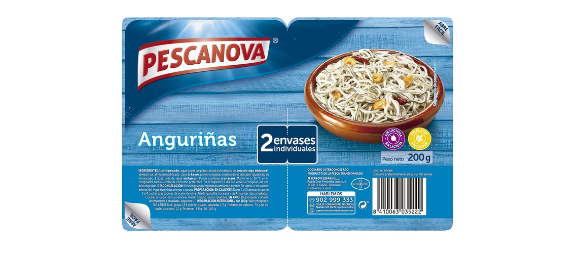 Gulas ANGURIÑAS PESCANOVA Envase 2×100 grs – €Konomator